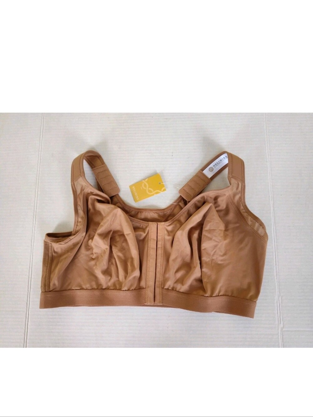 DELIMIRA Full Coverage Front Closure Back Support Posture Bra Sz 46F #W811